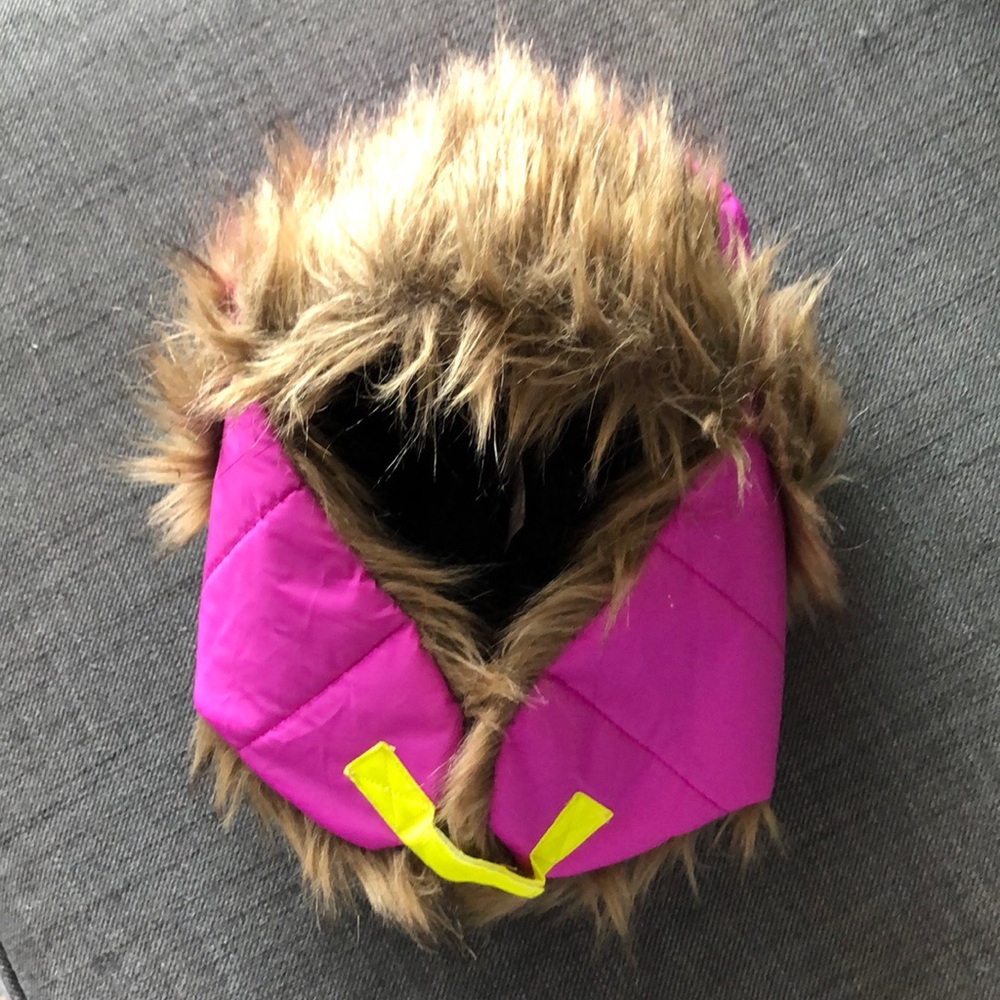Toddler fur winter hat 4-6T
